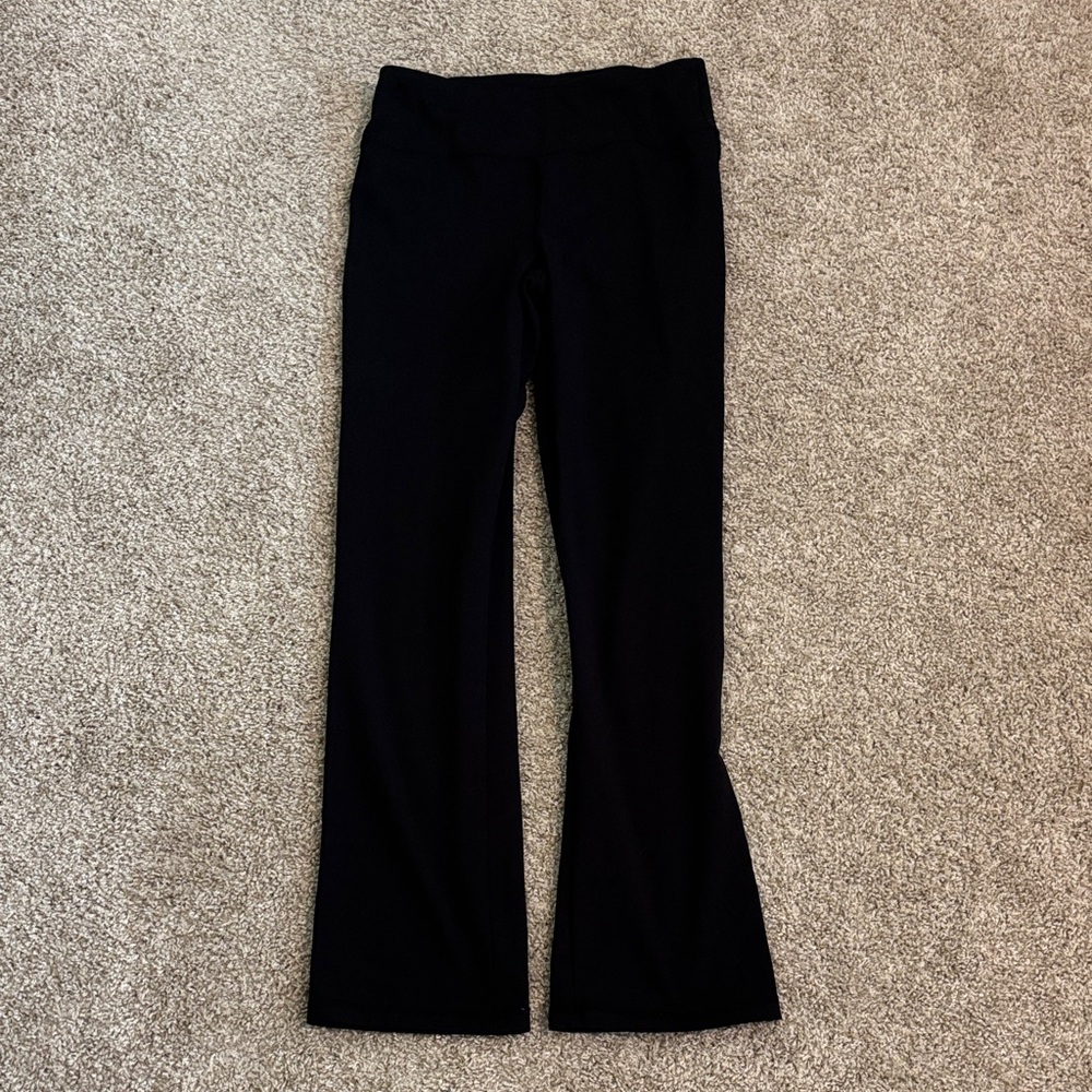 Black Flared Yoga Pants